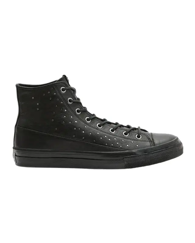 John Varvatos Men 's Vulc Studded Leather Mid-Top Sneakers