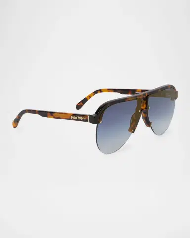 Palm Angels Trinity Aviator Acetate Sunglasses | Thumbnail 2 Palm Angels Trinity Aviator Acetate Sunglasses | Thumbnail 2