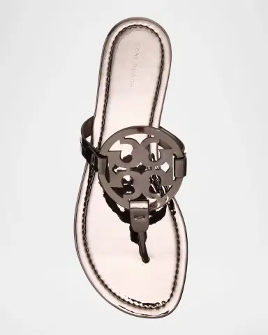 Tory Burch Miller Metallic Logo Thong Sandals | Thumbnail 5 Tory Burch Miller Metallic Logo Thong Sandals | Thumbnail 5