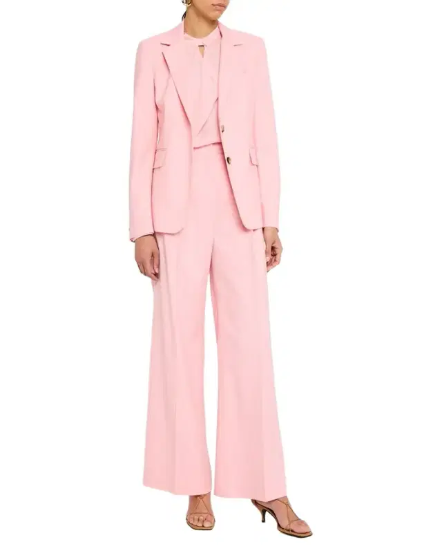Pleated Wide-Leg Seasonless Wool Trousers Pleated Wide-Leg Seasonless Wool Trousers