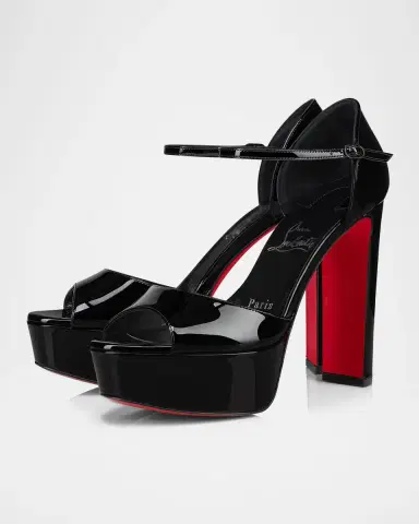 Christian Louboutin 130mm Sandaloo Patent Platform Sandals | Thumbnail 2