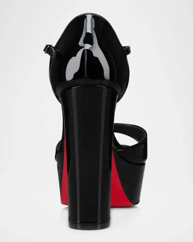 Christian Louboutin 130mm Sandaloo Patent Platform Sandals | Thumbnail 3