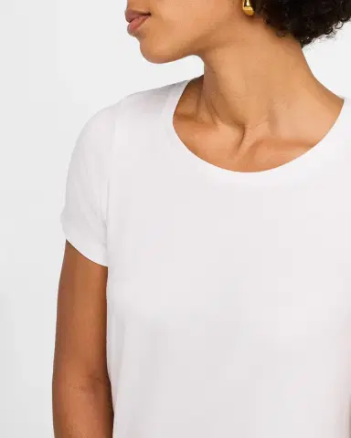 MAJESTIC FILATURES Soft Touch Short-Sleeve Crewneck Tee | Thumbnail 4 MAJESTIC FILATURES Soft Touch Short-Sleeve Crewneck Tee | Thumbnail 4