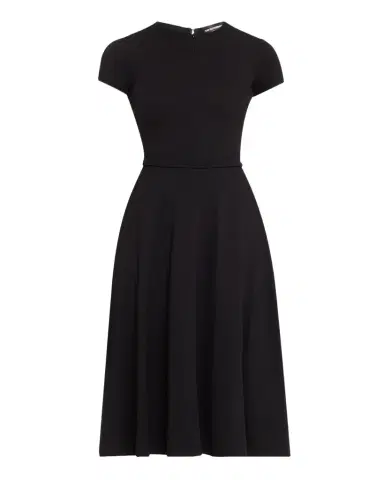 Emporio Armani Zip-Front Milano Jersey Midi Dress | Thumbnail 1