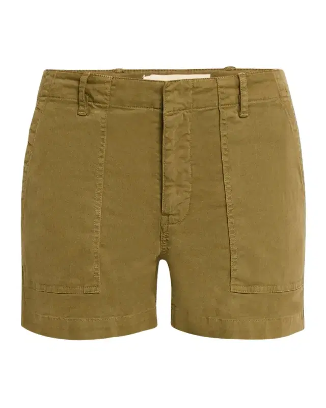 Nili Lotan Utility Cotton Gabardine Shorts