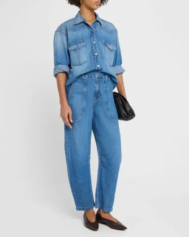 TWP Jetties Barrel-Leg Jeans | Thumbnail 2 TWP Jetties Barrel-Leg Jeans | Thumbnail 2