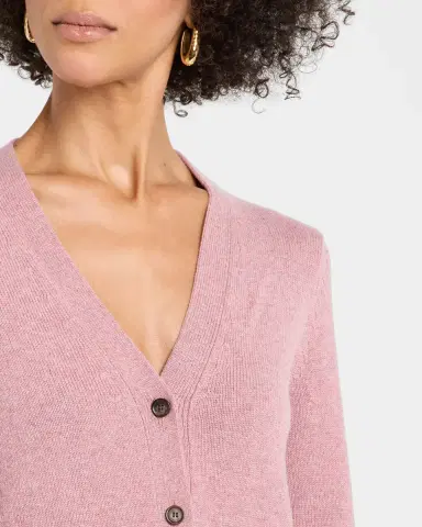 Loro Piana Parksville Baby Cashmere V-Neck Cardigan | Thumbnail 5
