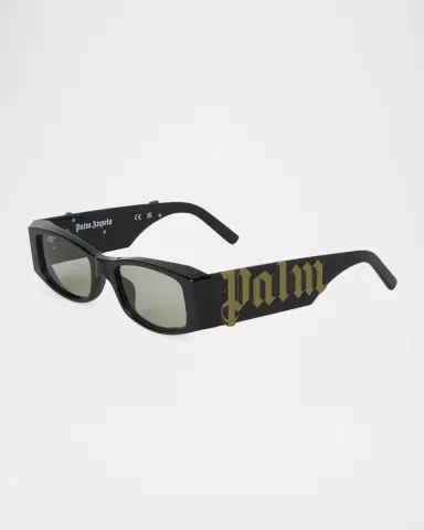 Palm Angels Angel Cat-Eye Embossed Logo Sunglasses | Thumbnail 2 Palm Angels Angel Cat-Eye Embossed Logo Sunglasses | Thumbnail 2
