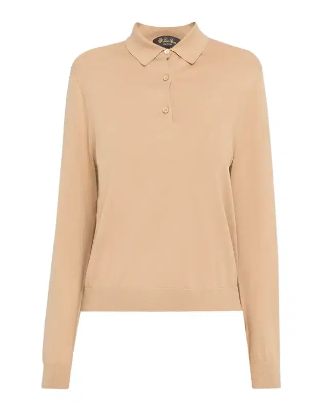 Ice Wish Cotton Polo Sweater