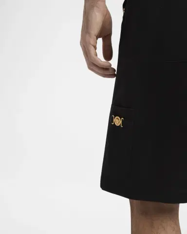 Versace Men 's Medusa Gabardine Shorts | Thumbnail 5