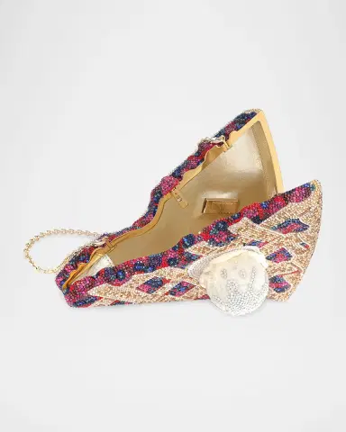 Judith Leiber Couture A La Mode Pie Slice Crystal Clutch Bag | Thumbnail 2
