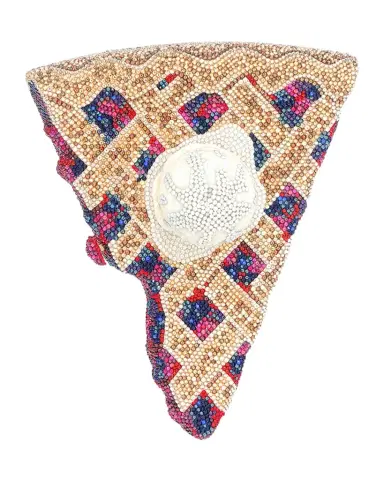Judith Leiber Couture A La Mode Pie Slice Crystal Clutch Bag | Thumbnail 1