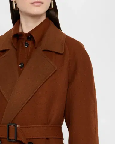 Loro Piana Foster Double-Breast Belted Cashmere Coat | Thumbnail 5