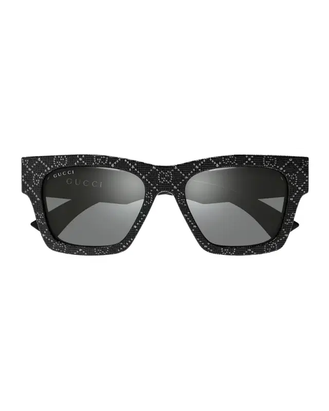Gucci Rectangular Acetate Sunglasses