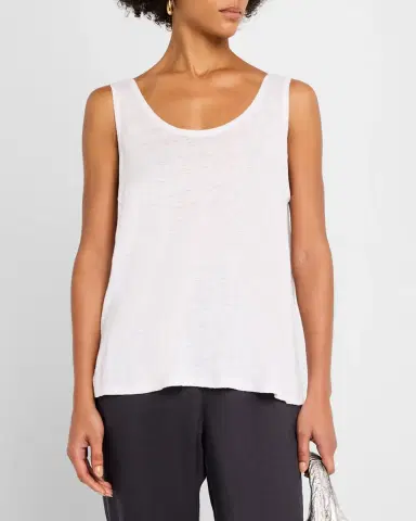Eileen Fisher Scoop-Neck Knit Tank | Thumbnail 3 Eileen Fisher Scoop-Neck Knit Tank | Thumbnail 3