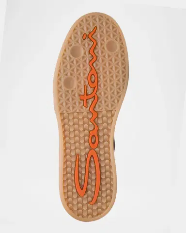 Santoni Men's DBS Oly Low-Top Suede Sneakers | Thumbnail 5 Santoni Men's DBS Oly Low-Top Suede Sneakers | Thumbnail 5