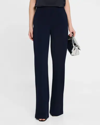 Emporio Armani Straight-Leg Pique Trousers | Thumbnail 4 Emporio Armani Straight-Leg Pique Trousers | Thumbnail 4