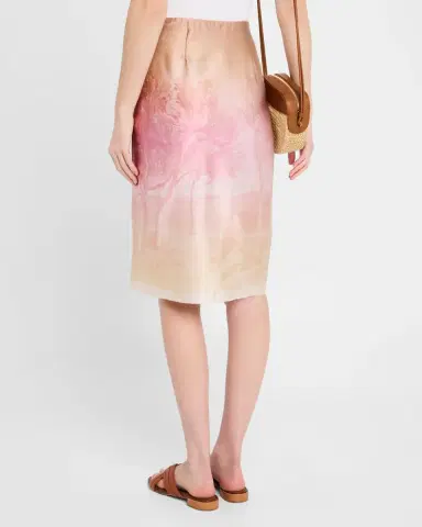 Pierre-Louis Mascia Ombre Landscape-Print Draped Skirt | Thumbnail 3 Pierre-Louis Mascia Ombre Landscape-Print Draped Skirt | Thumbnail 3