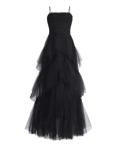 BCBGMAXAZRIA Oly Ruffle Tiered Corset Gown | Thumbnail 1