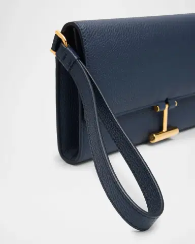 TOM FORD Leather T Bar Wristlet Clutch Bag | Thumbnail 4