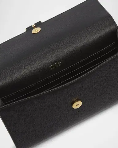TOM FORD Leather T Bar Wristlet Clutch Bag | Thumbnail 7