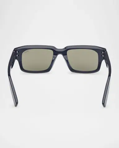 ZEGNA Men's Rectangle Acetate Sunglasses | Thumbnail 4 ZEGNA Men's Rectangle Acetate Sunglasses | Thumbnail 4