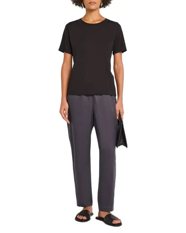 Crewneck Organic Cotton Jersey Tee