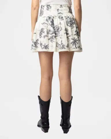 Zadig & Voltaire Jocky Tropical Island Mini Skirt | Thumbnail 3 Zadig & Voltaire Jocky Tropical Island Mini Skirt | Thumbnail 3