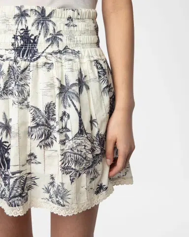 Zadig & Voltaire Jocky Tropical Island Mini Skirt | Thumbnail 5 Zadig & Voltaire Jocky Tropical Island Mini Skirt | Thumbnail 5
