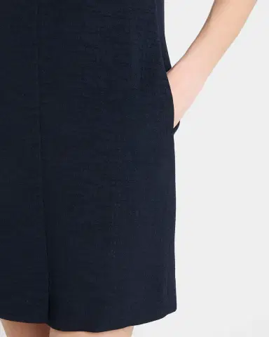 Emporio Armani Sleeveless Front-Slit Tunic Mini Dress | Thumbnail 5