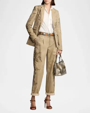 Ralph Lauren Collection RL 888 Small Metallic Calfskin Tote Bag | Thumbnail 2 Ralph Lauren Collection RL 888 Small Metallic Calfskin Tote Bag | Thumbnail 2