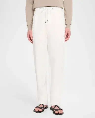 Giorgio Armani Men's Linen Drawstring Trousers | Thumbnail 4 Giorgio Armani Men's Linen Drawstring Trousers | Thumbnail 4