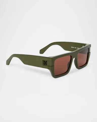 Off-White Men's Chester Acetate Square Sunglasses | Thumbnail 2