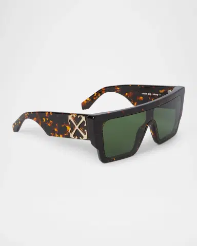 Off-White Men's Marion Acetate Shield Sunglasses | Thumbnail 2