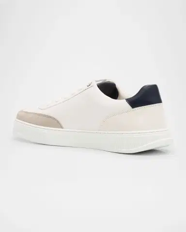 Ferragamo Men's Alaska Gancio Leather Low-Top Sneakers | Thumbnail 2 Ferragamo Men's Alaska Gancio Leather Low-Top Sneakers | Thumbnail 2