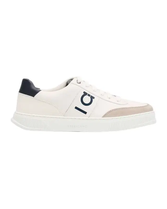 Men 's Alaska Gancio Leather Low-Top Sneakers