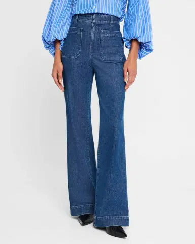 TANYA TAYLOR Nicole Patch Pocket Jeans | Thumbnail 4