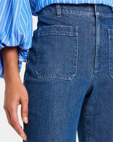 TANYA TAYLOR Nicole Patch Pocket Jeans | Thumbnail 5