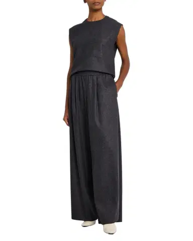 TWP Eva Wool Flannel Wide-Leg Pants | Thumbnail 1 TWP Eva Wool Flannel Wide-Leg Pants | Thumbnail 1