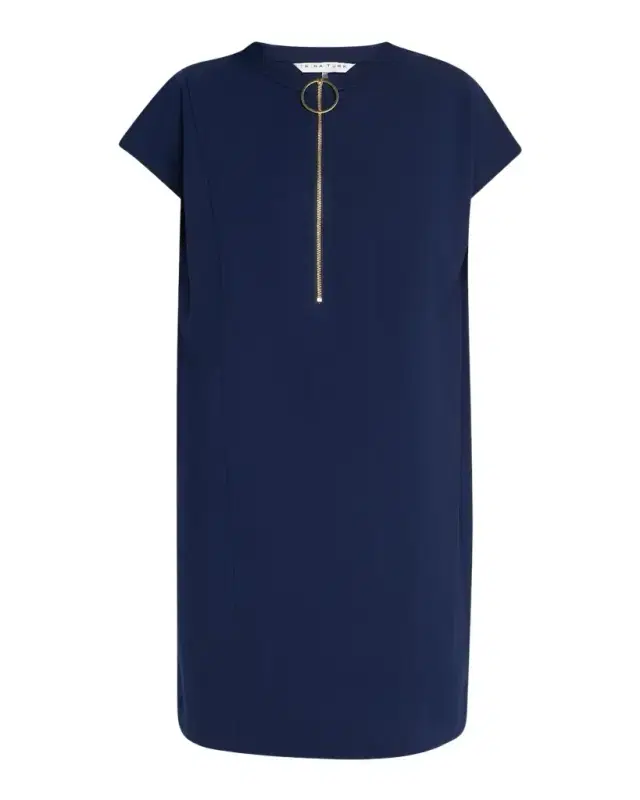 Trina Turk Doubles Zip-Front Mini Shift Dress