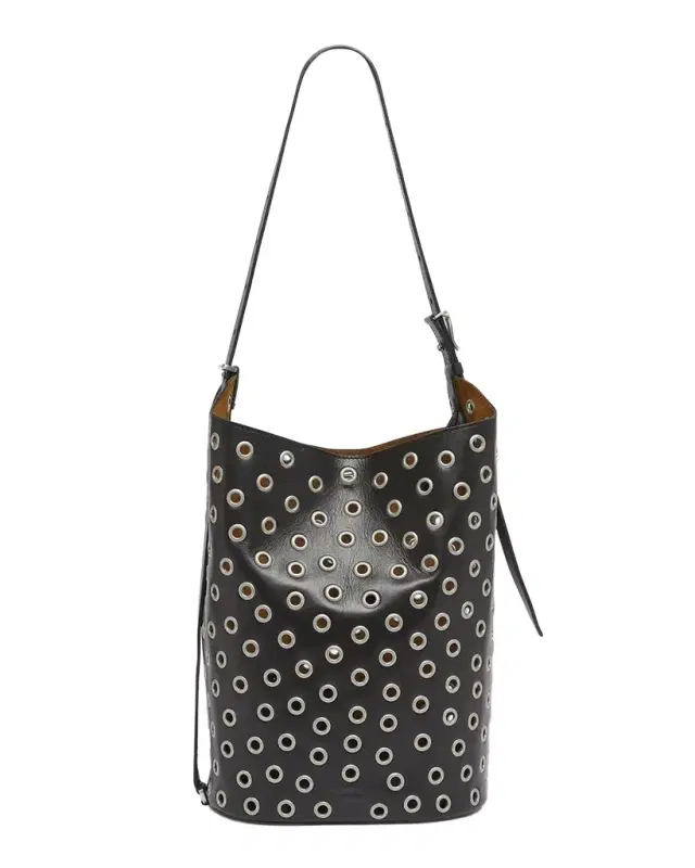 Proenza Schouler Brant Eyelet Leather Bucket Bag