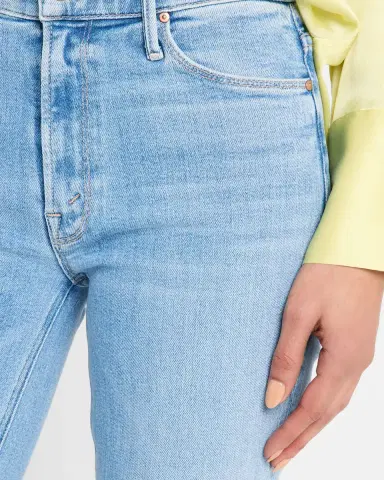 Mother The Mid-Rise Dazzler Ankle Fray Jeans | Thumbnail 6 Mother The Mid-Rise Dazzler Ankle Fray Jeans | Thumbnail 6