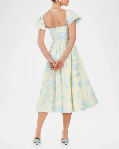 Mestiza New York Odette Off-Shoulder Cotton Midi Dress | Thumbnail 3 Mestiza New York Odette Off-Shoulder Cotton Midi Dress | Thumbnail 3