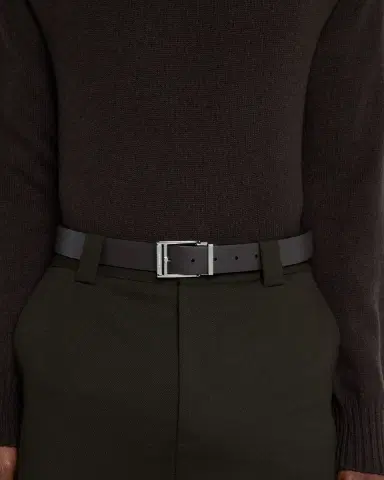 Ferragamo Men's Reversible Leather Resin-Buckle Belt | Thumbnail 2 Ferragamo Men's Reversible Leather Resin-Buckle Belt | Thumbnail 2