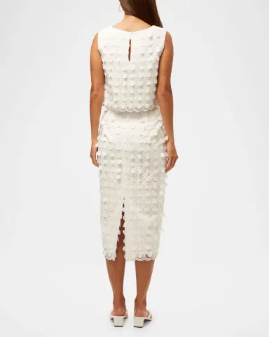 Trina Turk Serve Sleeveless Cropped Paillette Top | Thumbnail 4