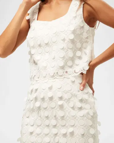 Trina Turk Serve Sleeveless Cropped Paillette Top | Thumbnail 5