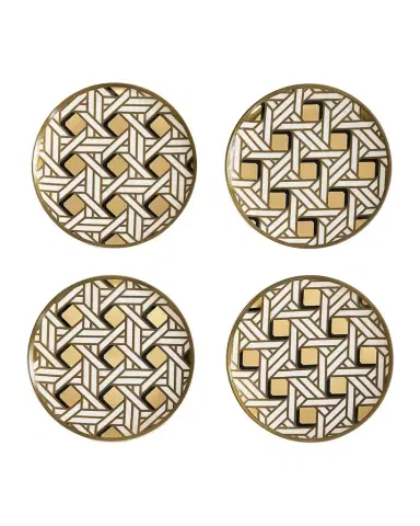 Jonathan Adler Basketweave Coasters, Set of 4 | Thumbnail 1