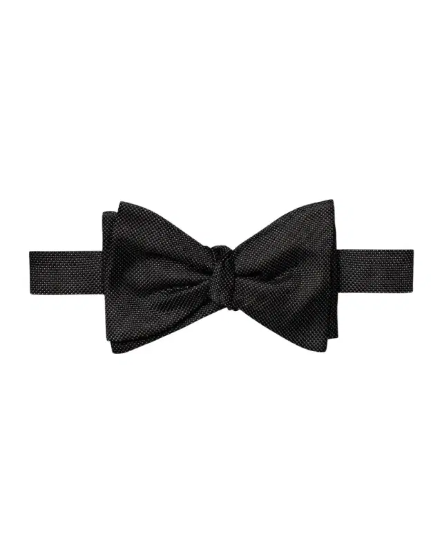 Men's Textured Silk Bow Tie