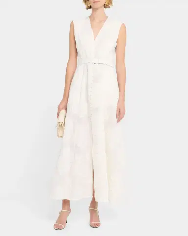 Evi Grintela Caroline Seersucker Fil Coupe Poplin Maxi Dress | Thumbnail 2 Evi Grintela Caroline Seersucker Fil Coupe Poplin Maxi Dress | Thumbnail 2