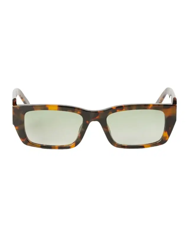 Men's Palm Acetate Rectangle Sunglasses